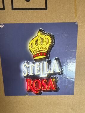 Stella Rosa LED lighted sign Promotional item 24x26 NIB